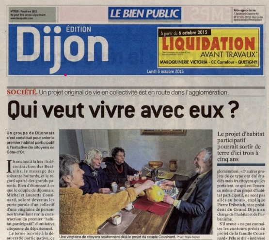 Vu dans le journal